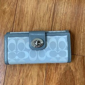 Gray coach wallet